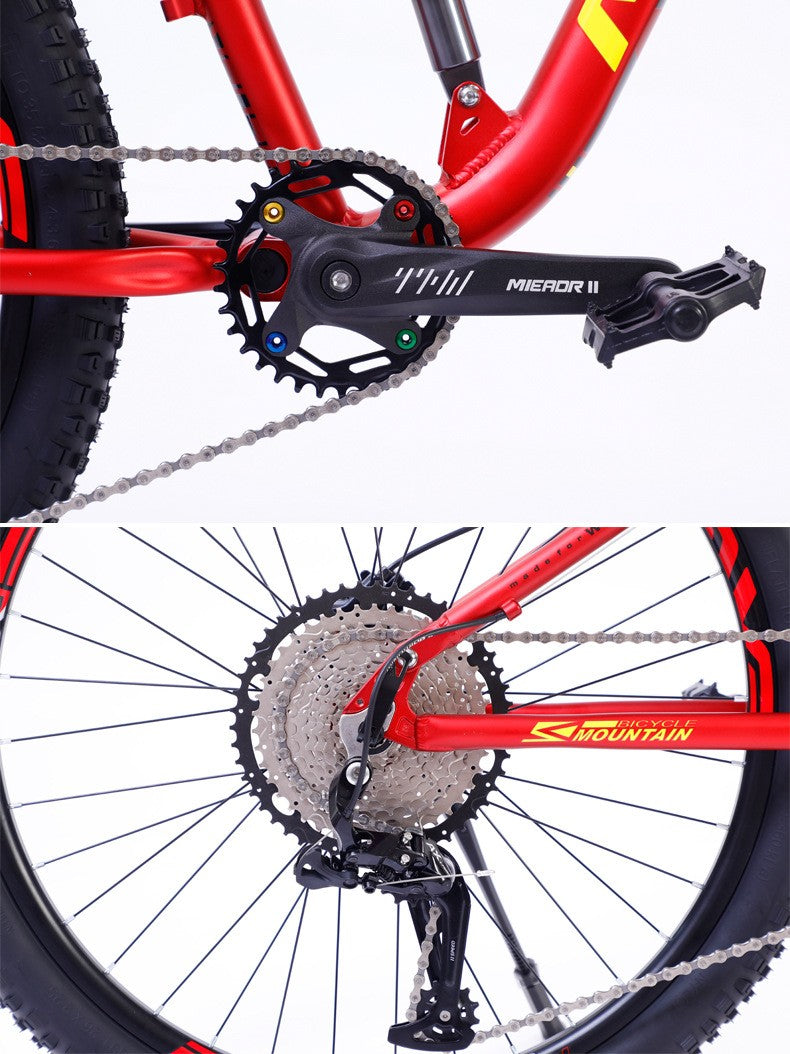 Wolface 26/27.5 Polegada velocidade downhill mountain bike liga de alumínio cau