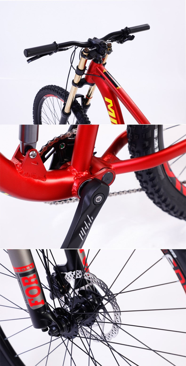 Wolface 26/27.5 Polegada velocidade downhill mountain bike liga de alumínio cau